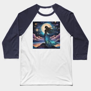 Star Goddess Milky Way Baseball T-Shirt